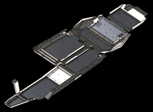 Bronco Aluminum Belly Skids (7000-Series) NV-FBR-07040-FB-UHMW